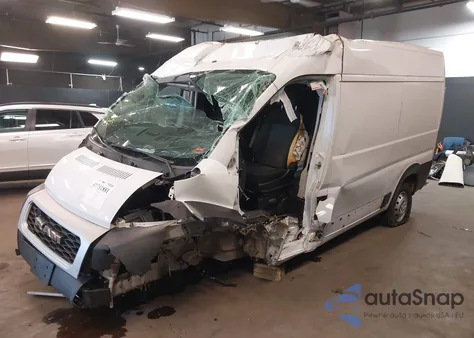 2019 Ram Promaster 2500 High Roof 136 Wb z USA, uszkodzony, nr VIN 3C6TRVCG0KE525540